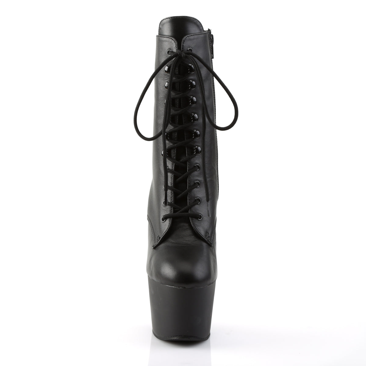 Pleaser Botas de tobillo para mujer ADORE-1020 blk cuero / blk