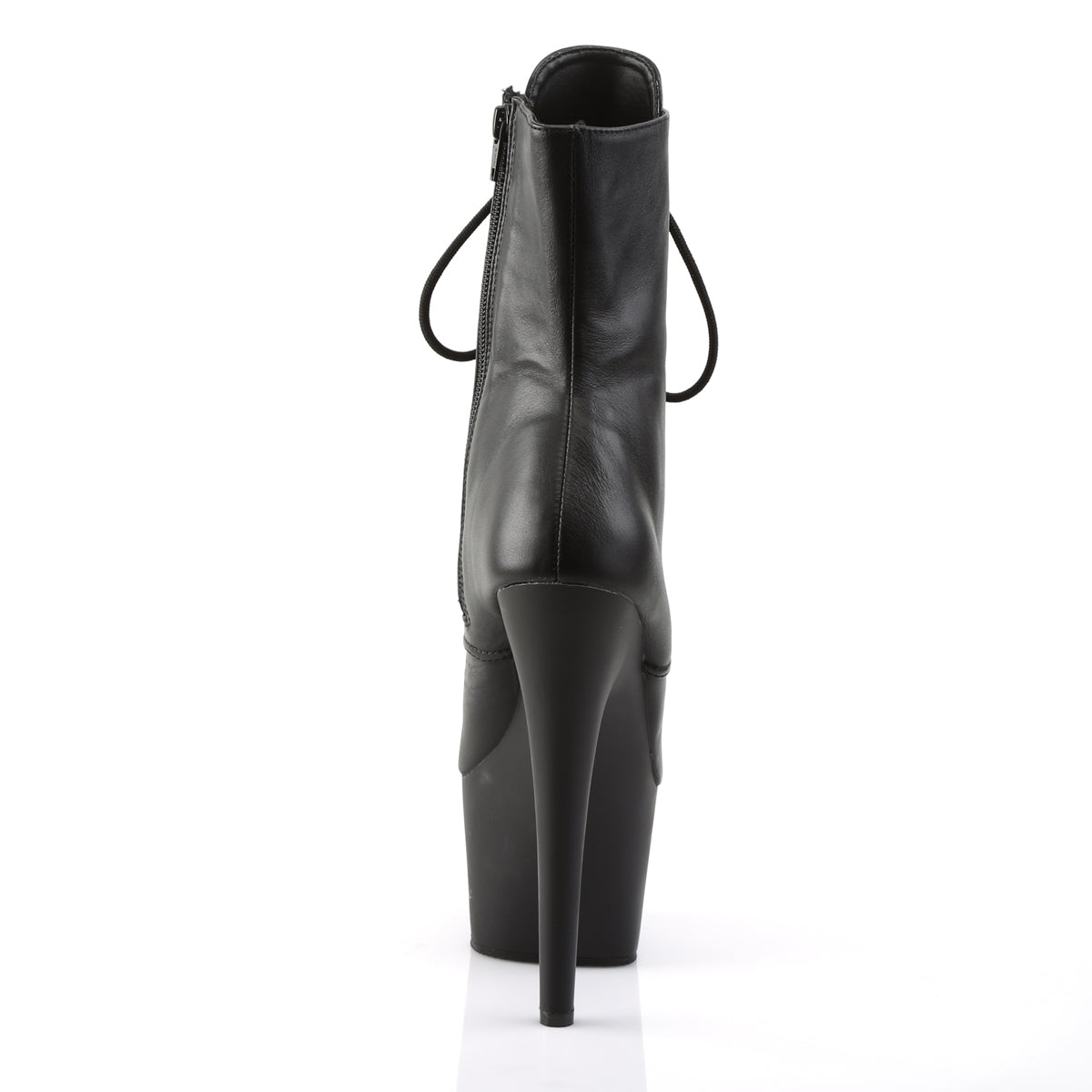 Pleaser Botas de tobillo para mujer ADORE-1020 blk cuero / blk