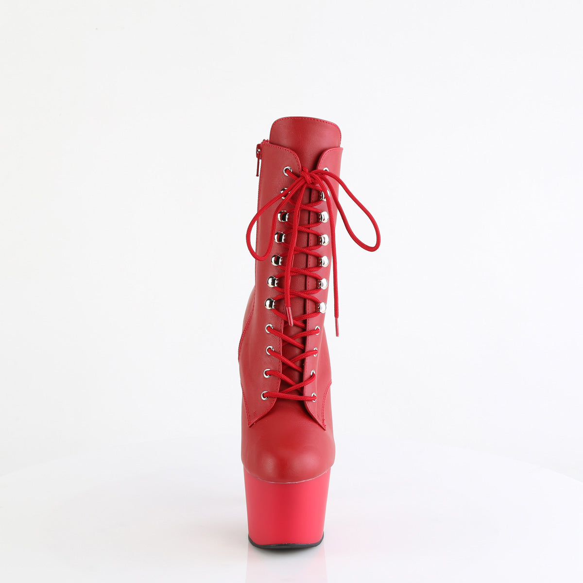 Pleaser ADORE-1020 Red Faux Leather/Red Matte