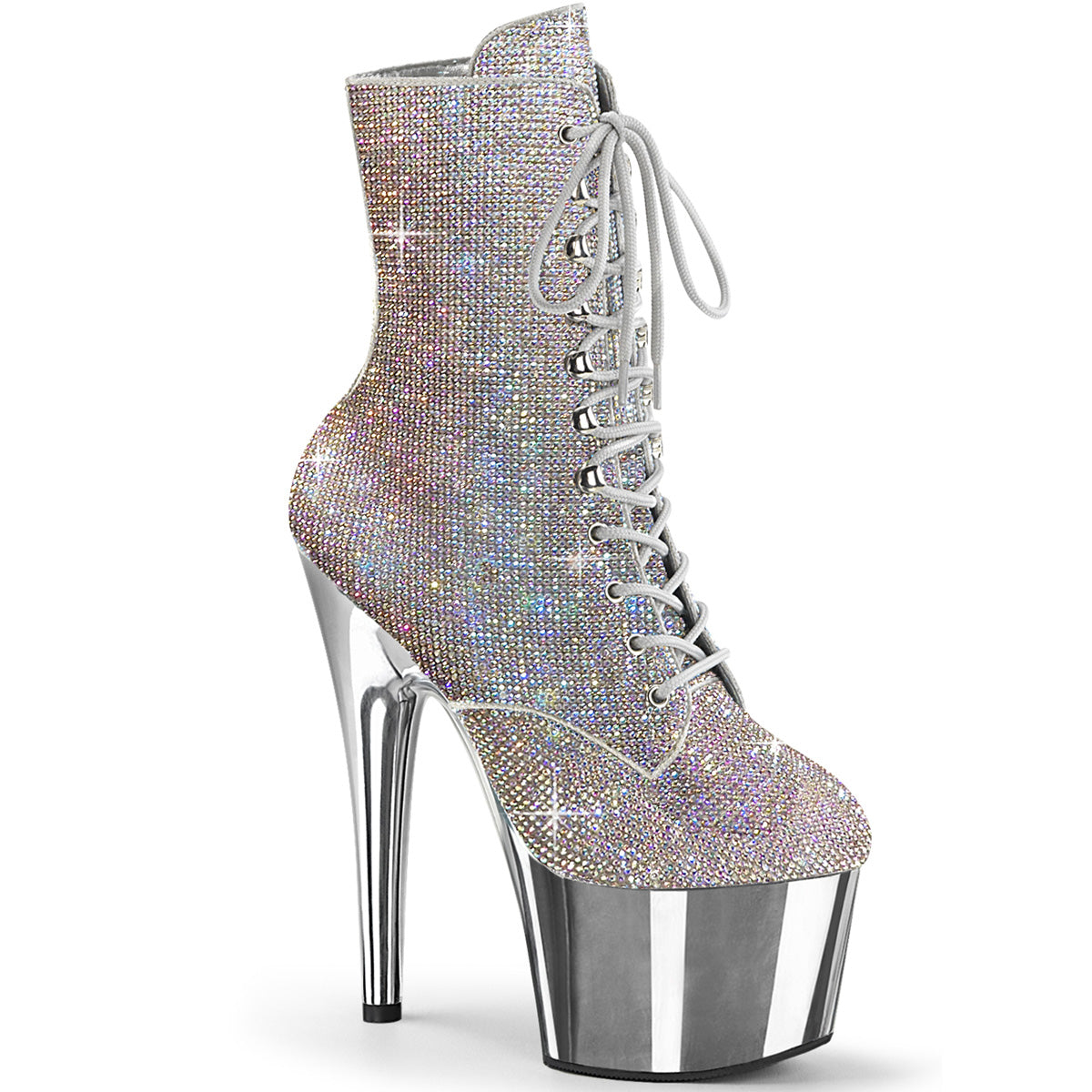 Pleaser Botines ADORE-1020CHRS SLV Multi RS / SLV Chrome
