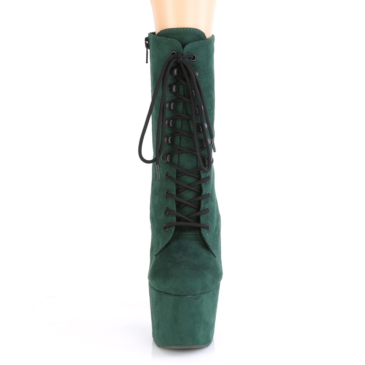 Pleaser Botas de tobillo para mujer ADORE-1020FS Emerald Green F.Suede / Emerald Green F.Suede