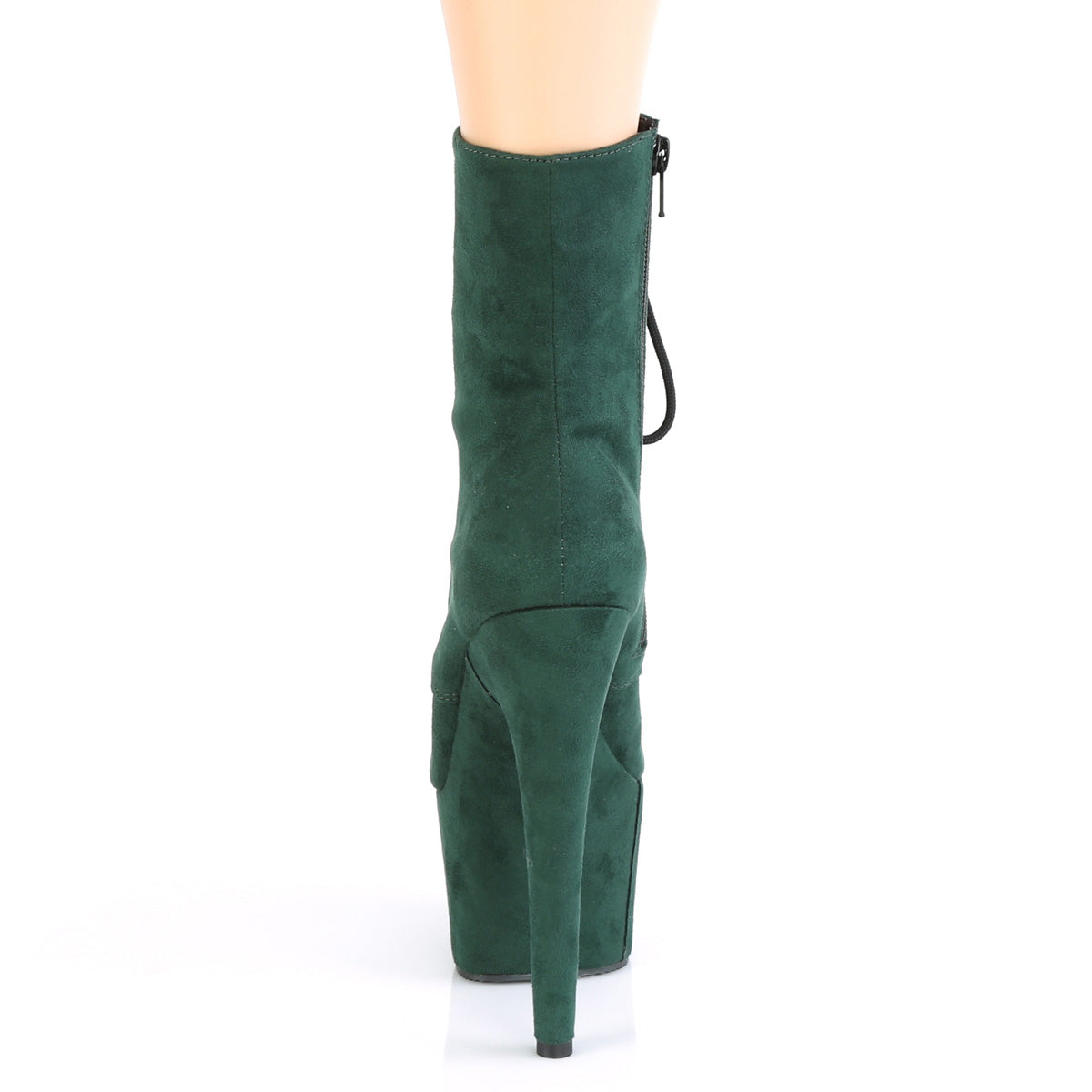 Pleaser Botas de tobillo para mujer ADORE-1020FS Emerald Green F.Suede / Emerald Green F.Suede