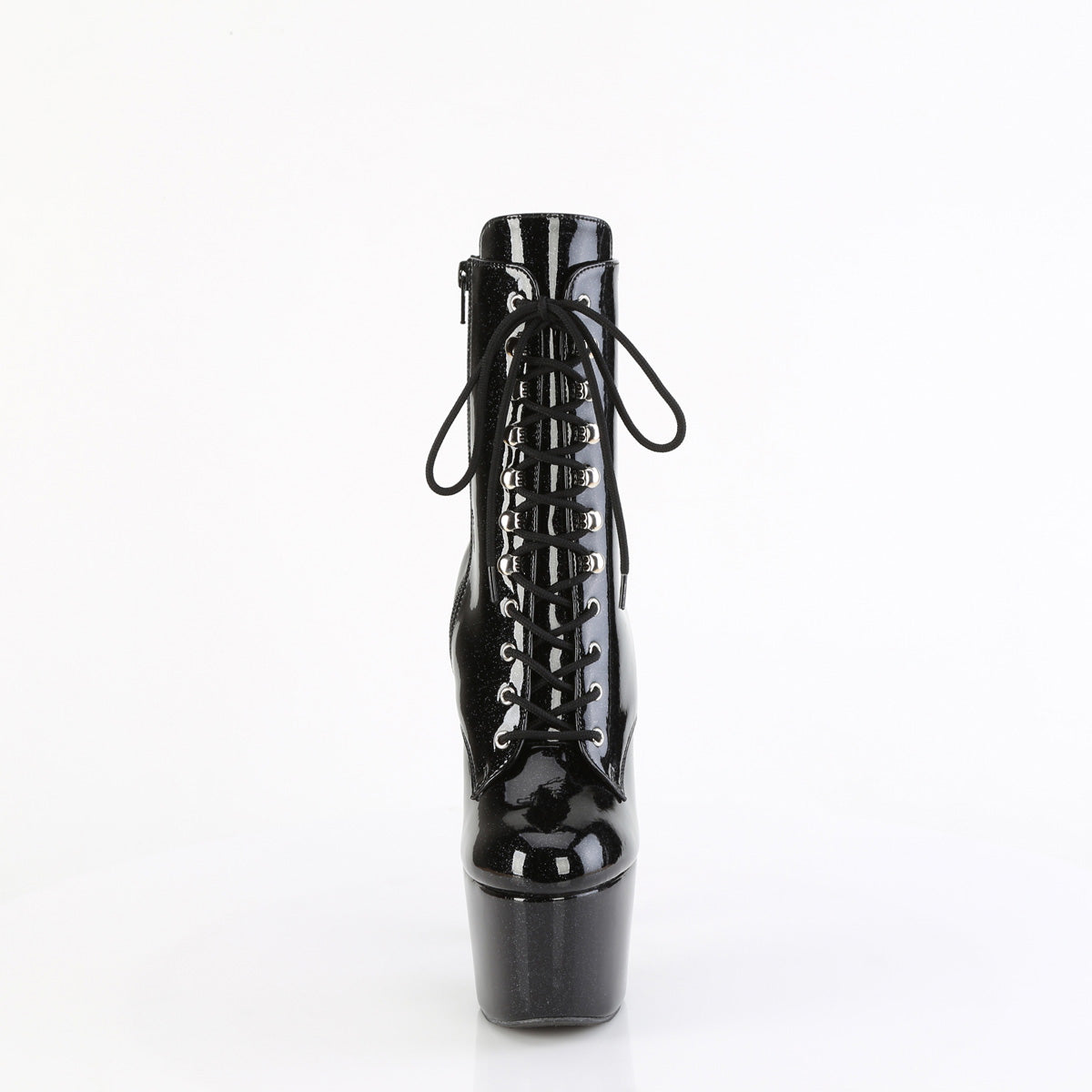 Pleaser ADORE-1020GP Blk Glitter Pat/M