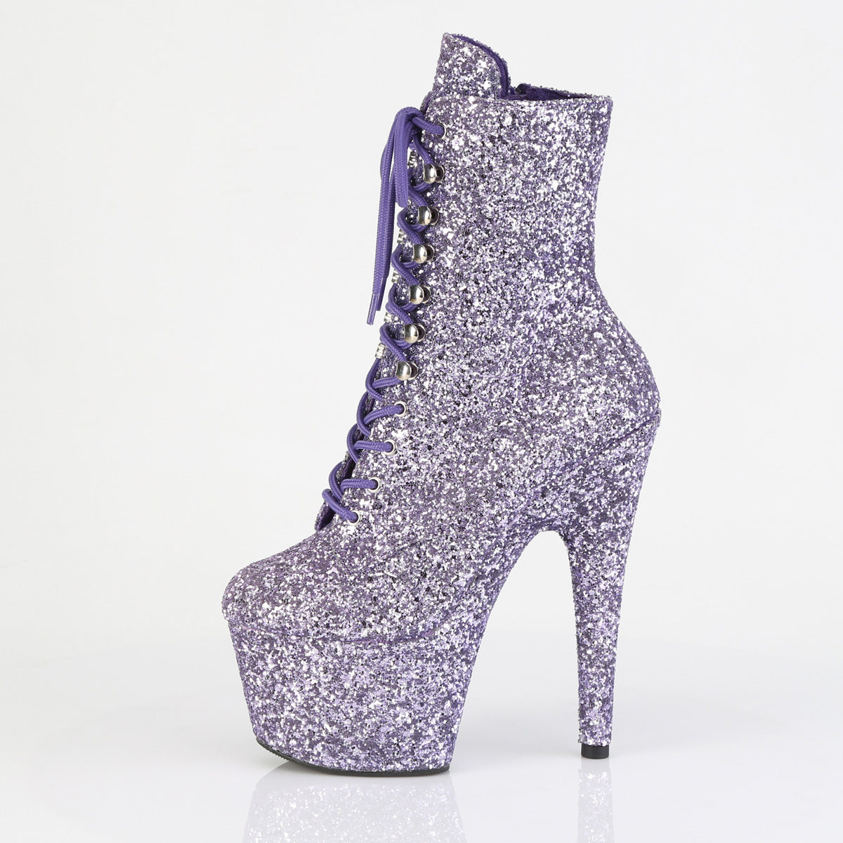 Pleaser Women's Platform Shoes ADORE-1020GWR Lilac Glitter/Lilac Glitter