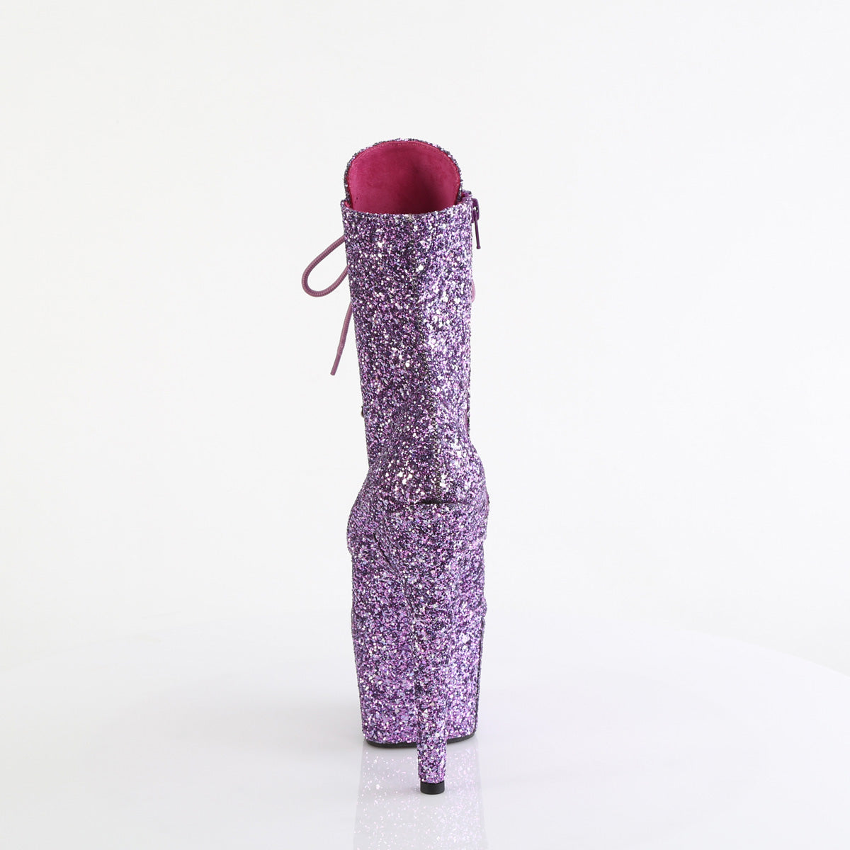 Pleaser Women's Platform Shoes ADORE-1020GWR Lavender Glitter/Lavender Glitter