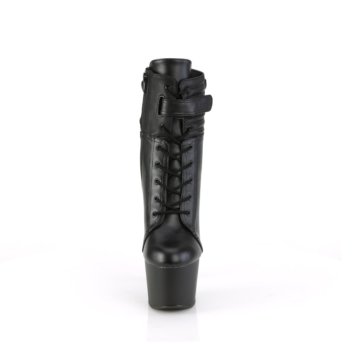 Pleaser Botines ADORE-1020 Pouch Blk Faux Cuero / Negro Mate