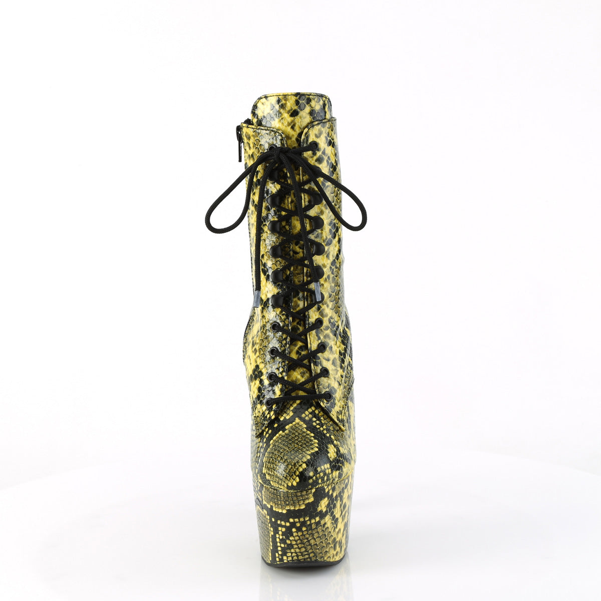 Pleaser ADORE-1020SPWR Yellow Snake Print/Yellow Snake Print