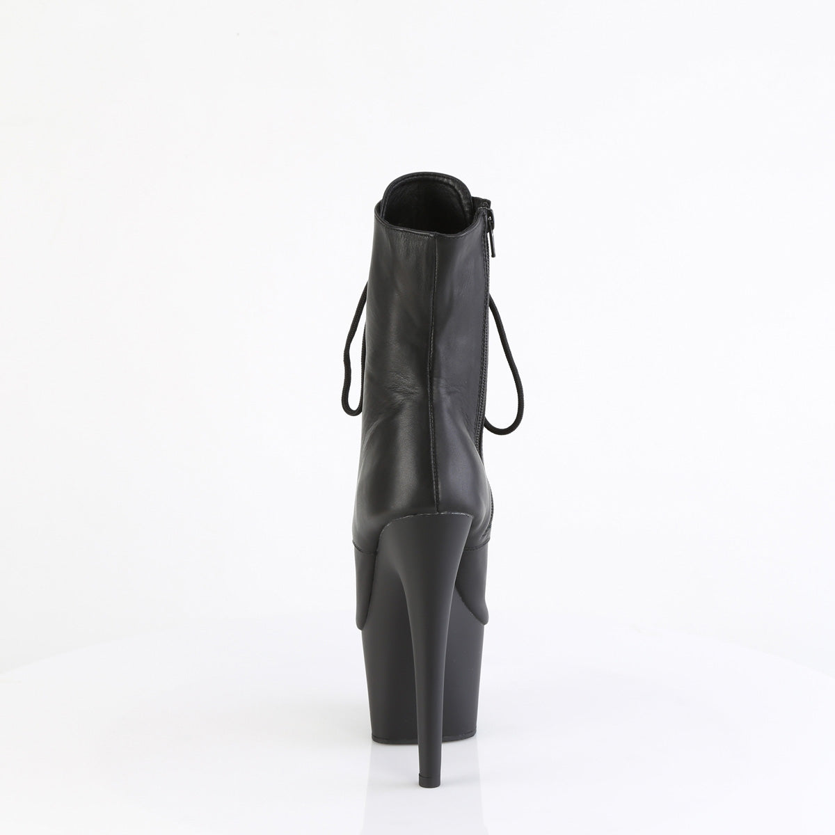 Pleaser ADORE-1021 BLK Leather/Blk Matte