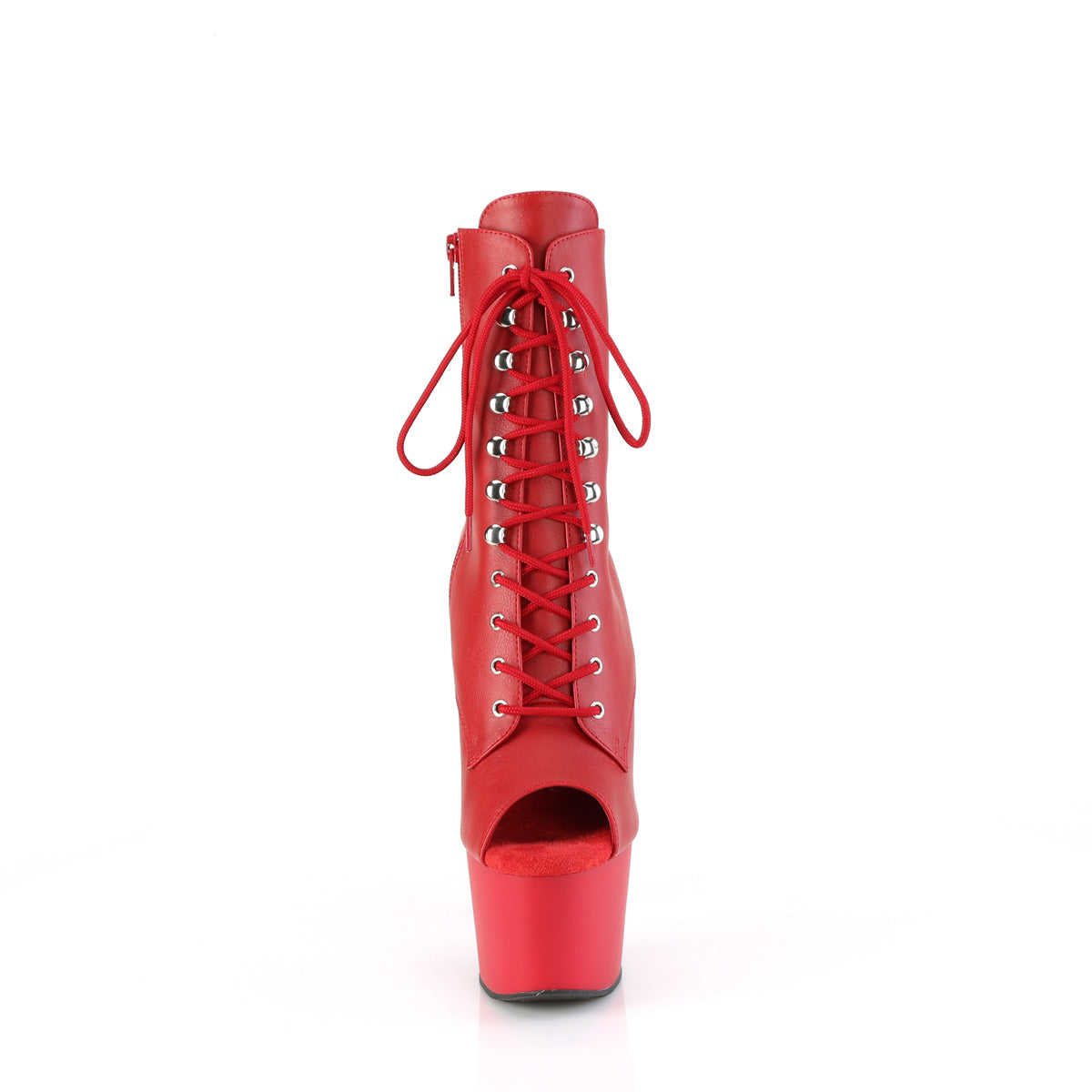 Pleaser ADORE-1021 Red Faux Le/Red Matte