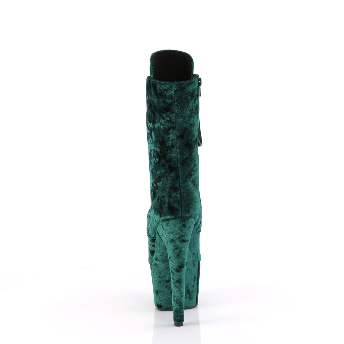 Pleaser Ankle Boots ADORE-1045VEL Emerald Green Velvet/Emerald Green Velvet