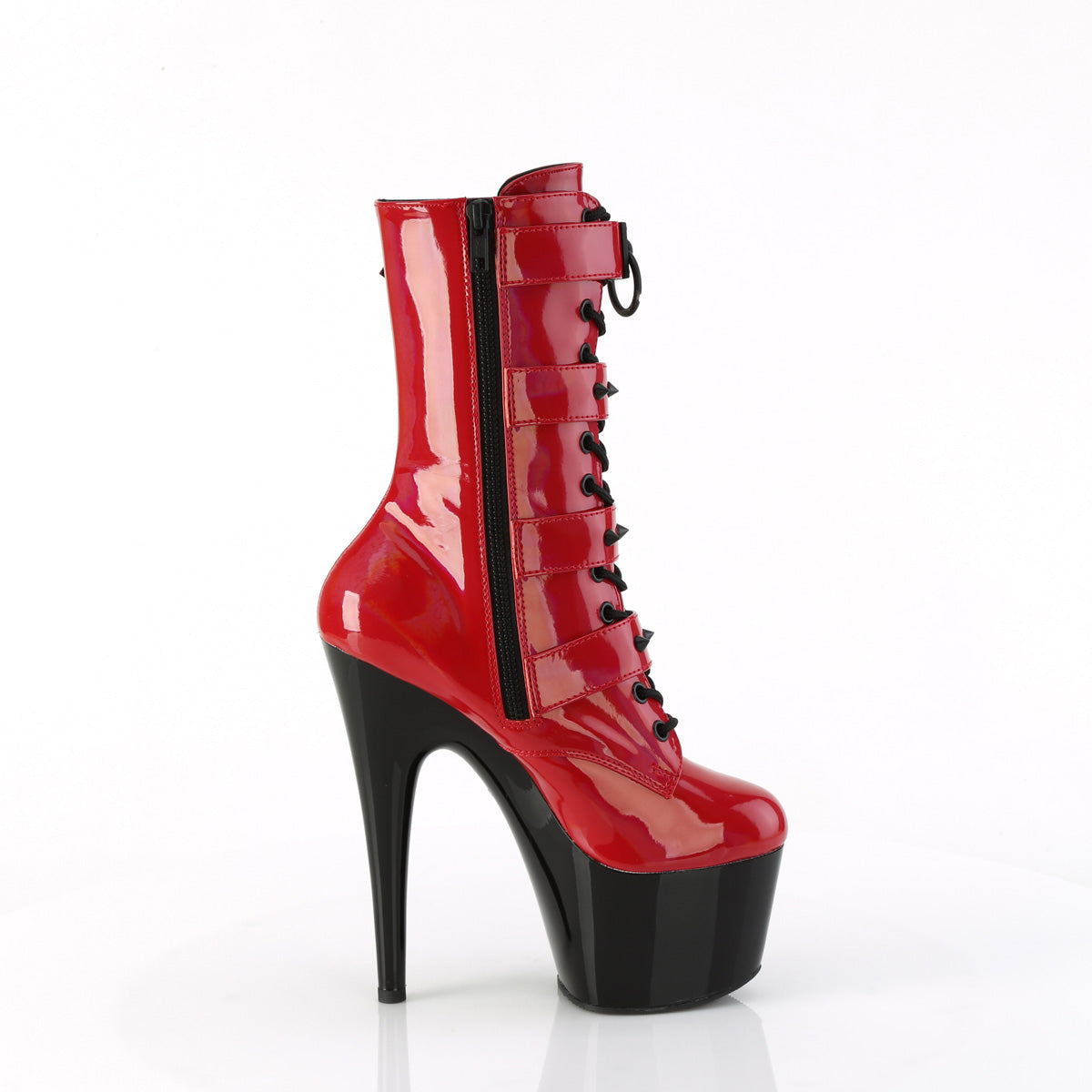 Pleaser ADORE-1046tt rojo holo pat/blk