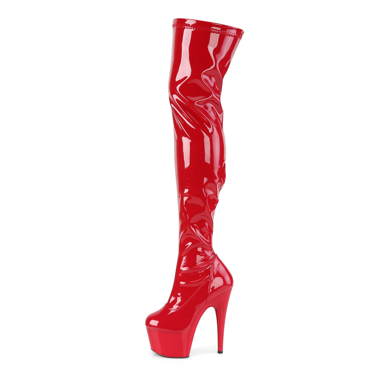 Pleaser Botas de mujer ADORE-3000 Red Str Pat / Red