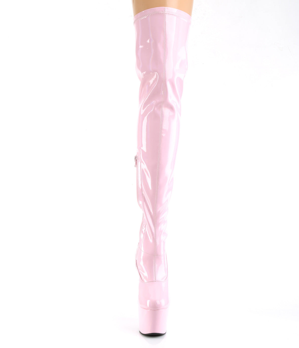 Pleaser Botas de mujer ADORE-3000HWR B. PINK STR. Holo / b. Holo rosa