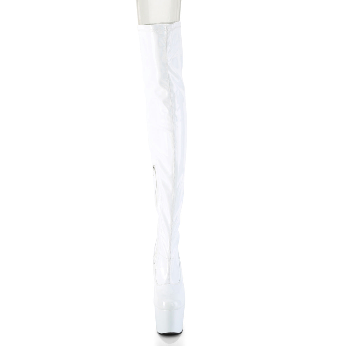 Pleaser Botas de mujer ADORE-3000hwr wht str. Holo / wht holo
