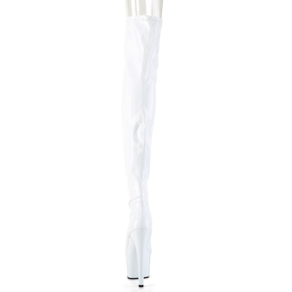 Pleaser Botas de mujer ADORE-3000hwr wht str. Holo / wht holo