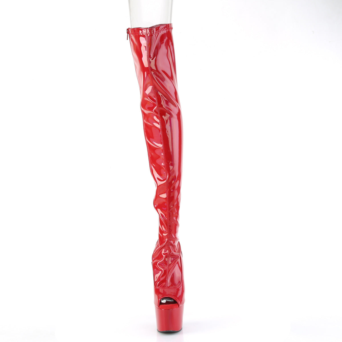 Pleaser ADORE-3011hwr Red Str. Holo/holo rojo