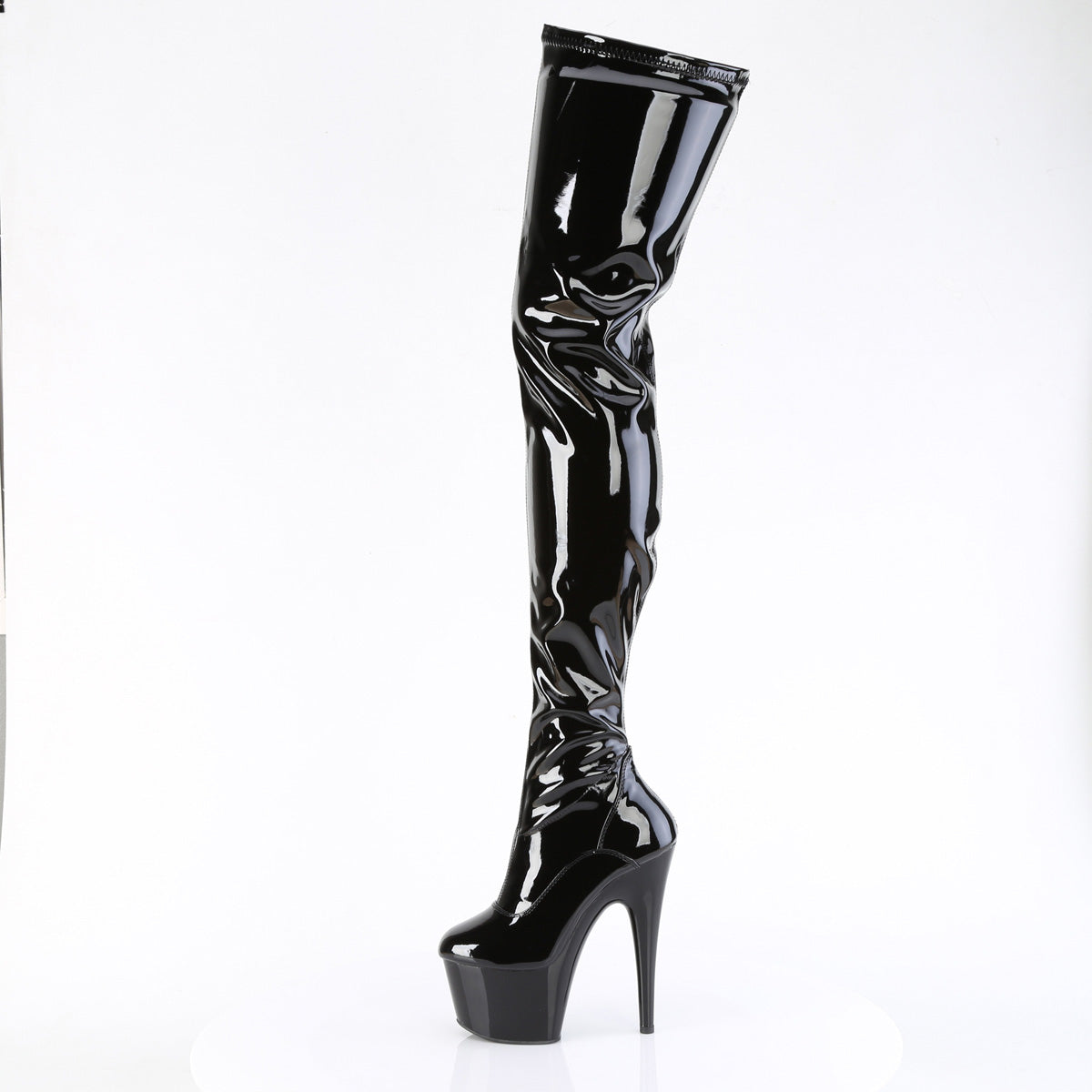Pleaser ADORE-4000 blk str. Pat/BLK