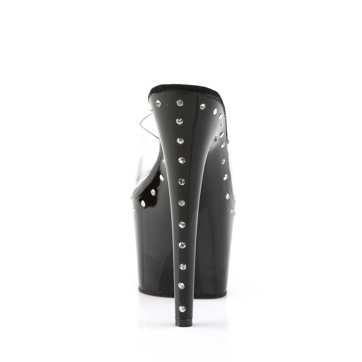 Pleaser Sandalias para mujer ADORE-701ls clr / blk