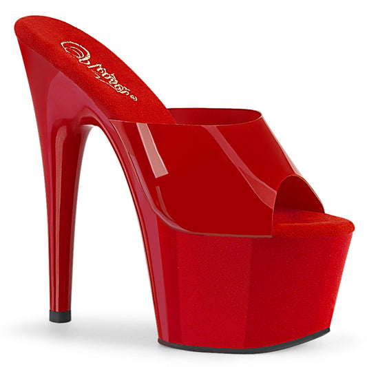 Pleaser Sandalias para mujer ADORE-701n rojo (jalea) TPU / RED