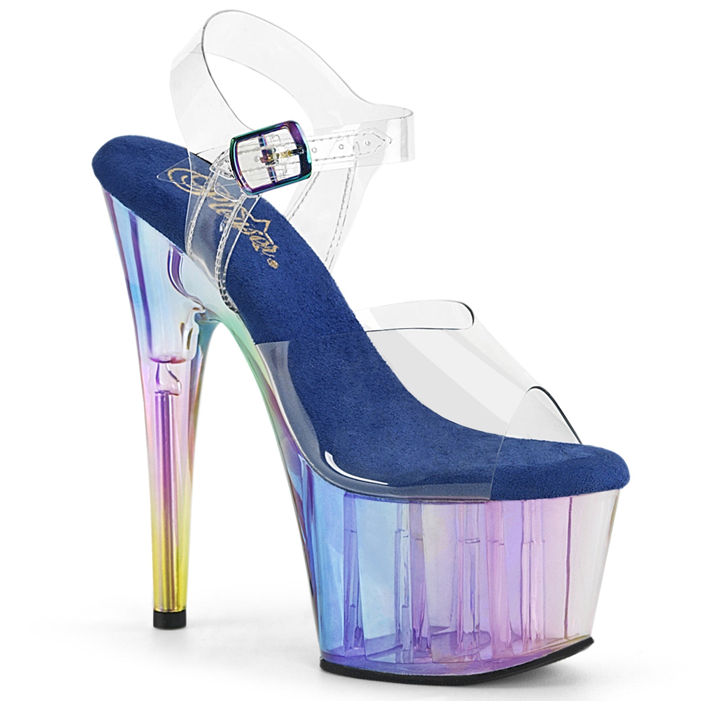 Pleaser ADORE-708HT CLR/Azul Multi -Tinted