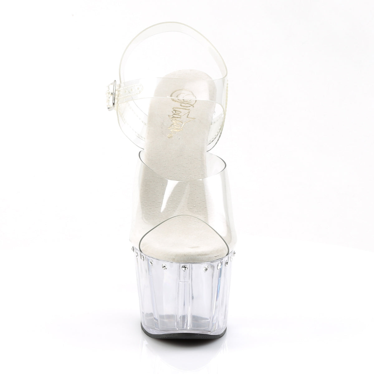 Pleaser Sandalias para mujer ADORE-708ls clr / clr