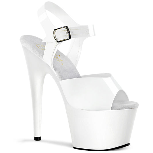 Pleaser Sandalias para mujer ADORE-708n wht (jalea) tpu / wht