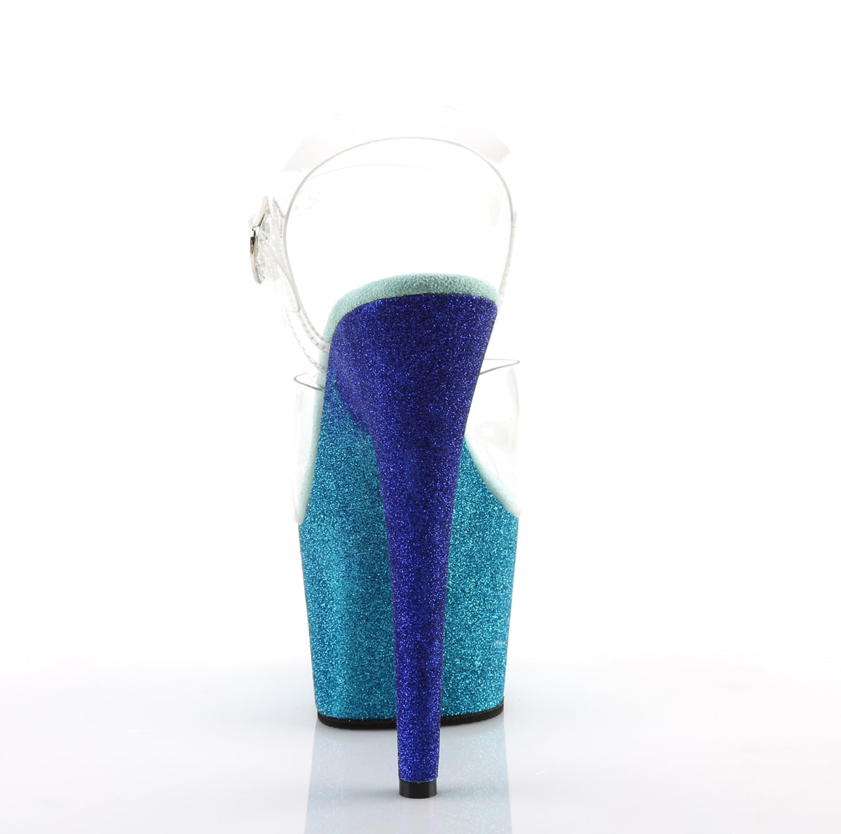 Pleaser Sandalias para mujer ADORE-708ombre CLR / Aqua-Blue Ombre