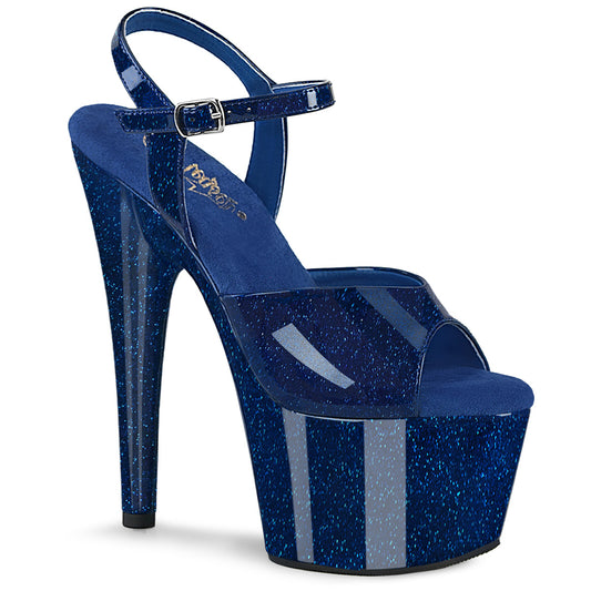 Pleaser   ADORE-709GP azul marino brillo Pat/m