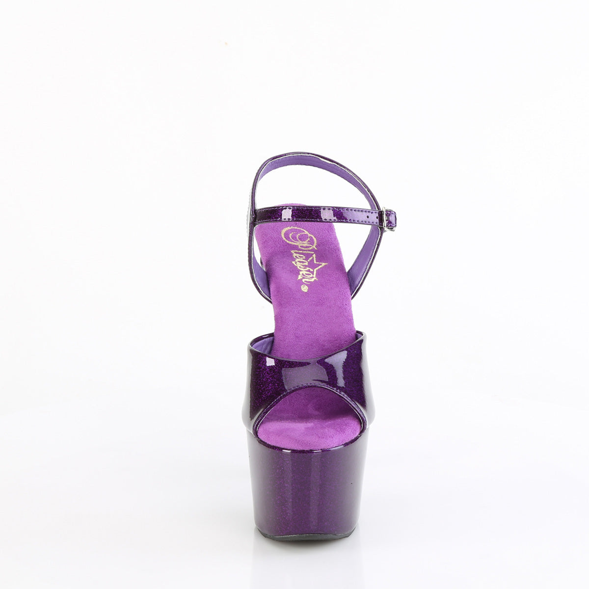 Pleaser ADORE-709gp Purple Glitter Pat/M