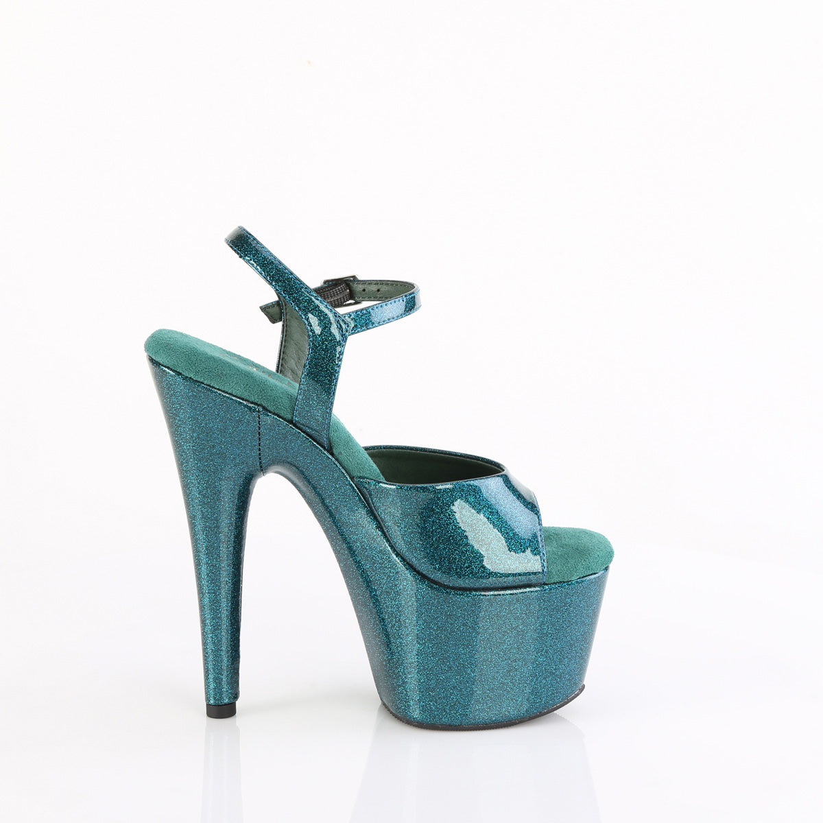 Pleaser ADORE-709gp Pat/m brillo verde azulado