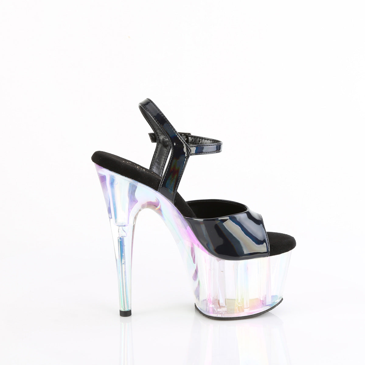 Pleaser ADORE-709ht blk holo/holo teñido