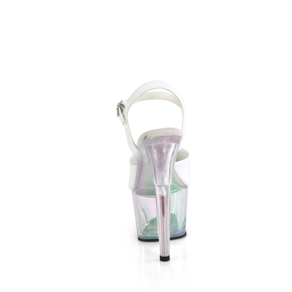 Pleaser ADORE-709ht wht holo/holo teñido