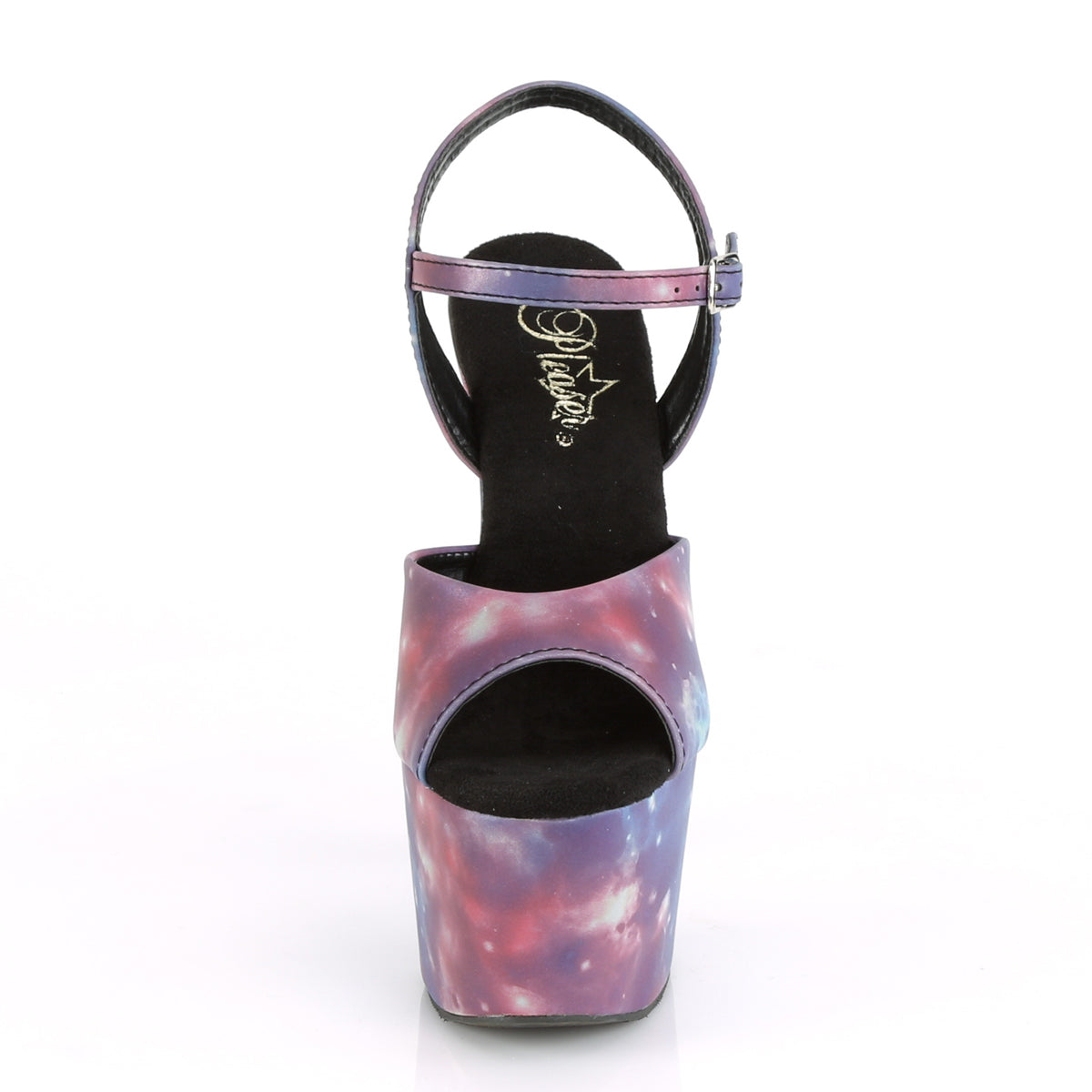 Pleaser Sandalias para mujer ADORE-709REFL PURPLE-AZUL REFLEADA DE AZULO PURPLE-AZUL