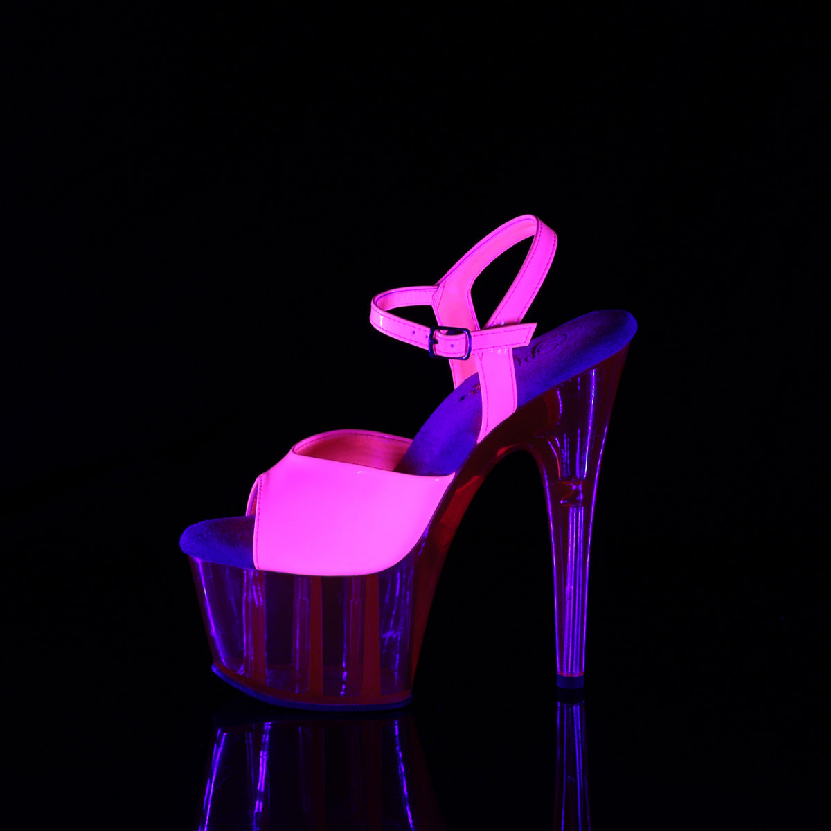 Pleaser ADORE-709UVT Neon H. Pink Pat/H. Pink Tinted