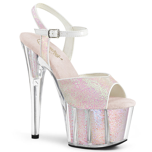 Pleaser Sandalias para mujer ADORE-710g Opal Glitter / Opal Glitter Inserciones