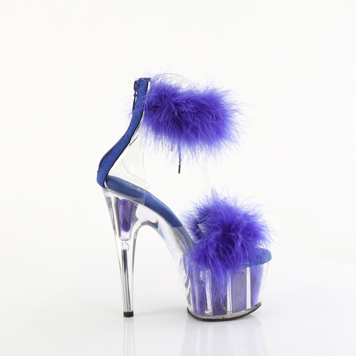 Pleaser ADORE-724F Clr-Royal Blue Fur/M