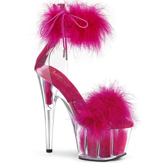 Pleaser Sandalias para mujer ADORE-724F CLR-H. Piel rosa / h. Piel rosa