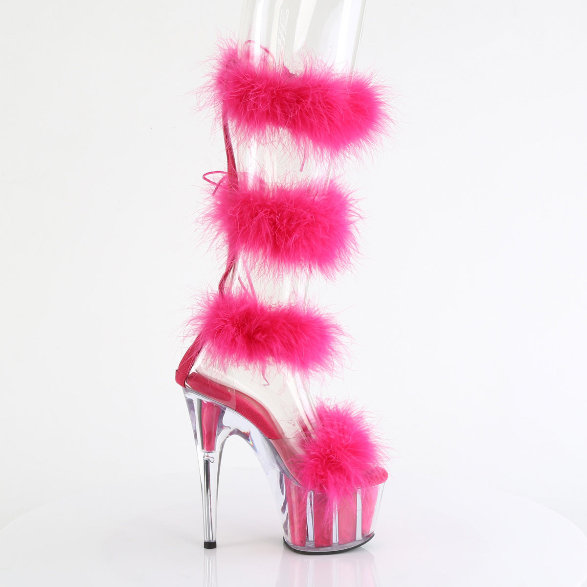 Pleaser ADORE-728F Clr-H. Pink Fur/M