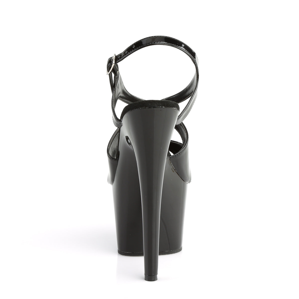Pleaser Sandalias para mujer ADORE-730 BLK PAT / BLK