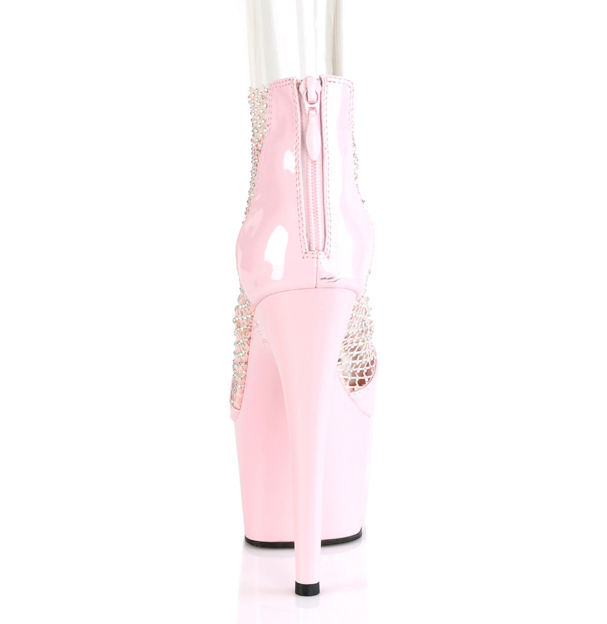 Pleaser Sandalias para mujer ADORE-765rm B. PAT-RS PAT-RS MESH / B. Rosa