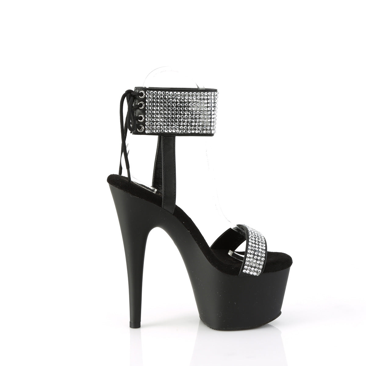 Pleaser ADORE-770 BLK Faux Leather-RS/Blk Matte