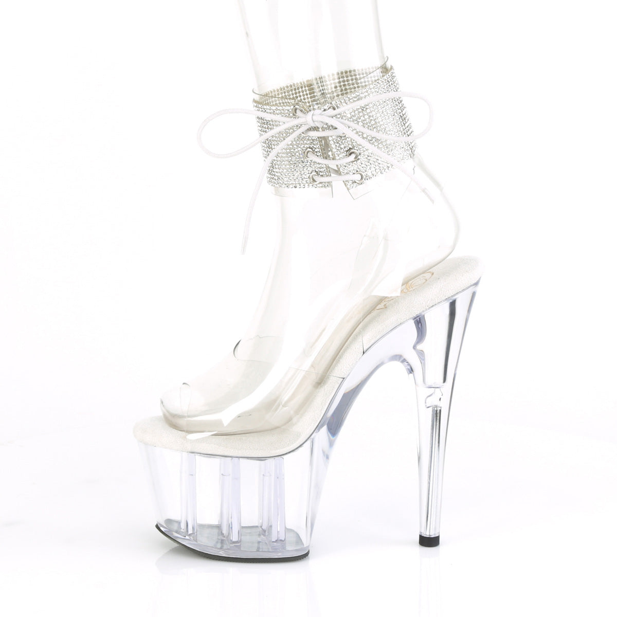 Pleaser Sandalias para mujer ADORE-791-2RS CLR / CLR