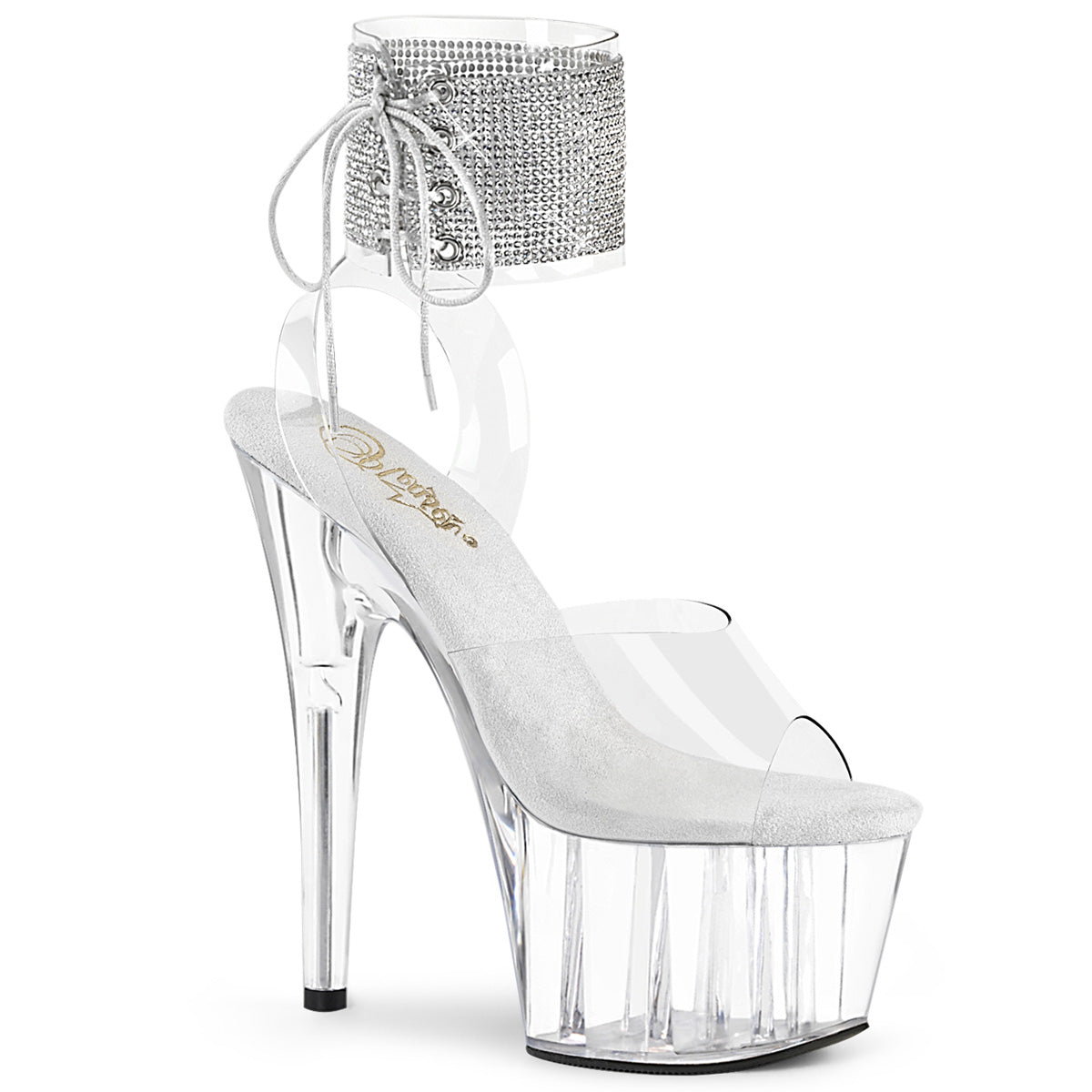 Pleaser Sandalias para mujer ADORE-791-2RS CLR / CLR
