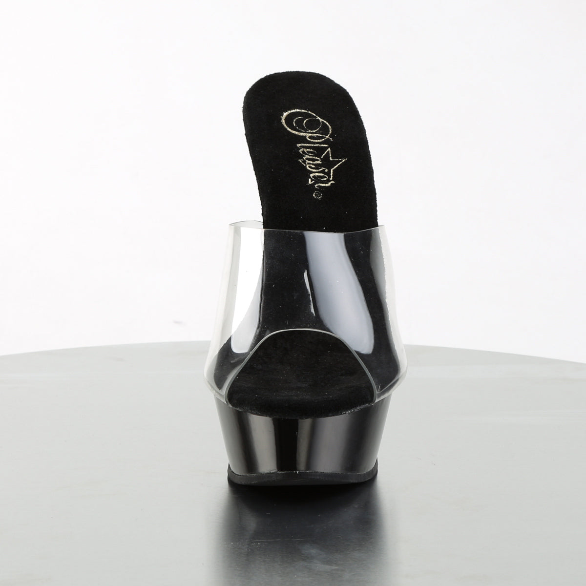 Pleaser Sandalias para mujer ALLURE-601 clr / blk