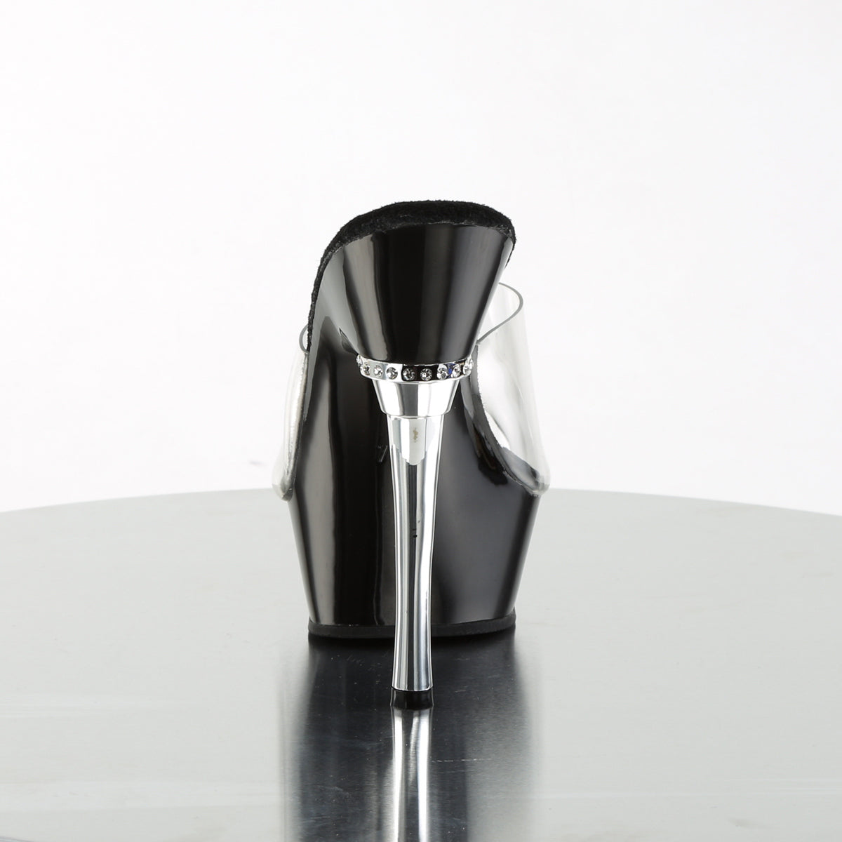 Pleaser Sandalias para mujer ALLURE-601 clr / blk