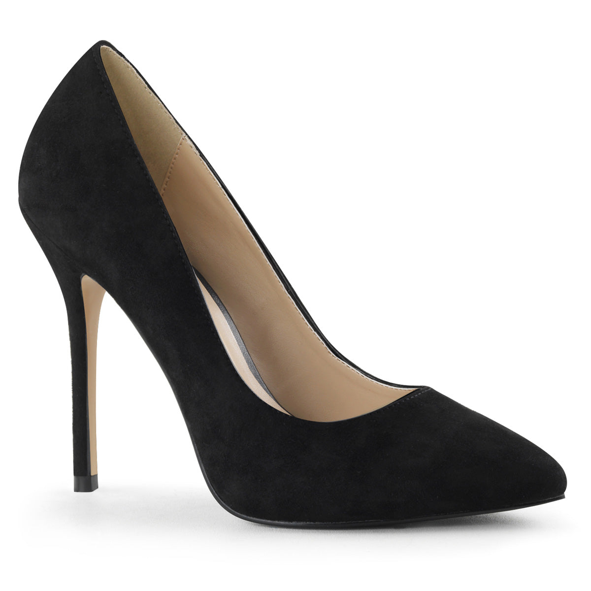 Pleaser Bombas para mujer AMUSE-20 gamuza blk