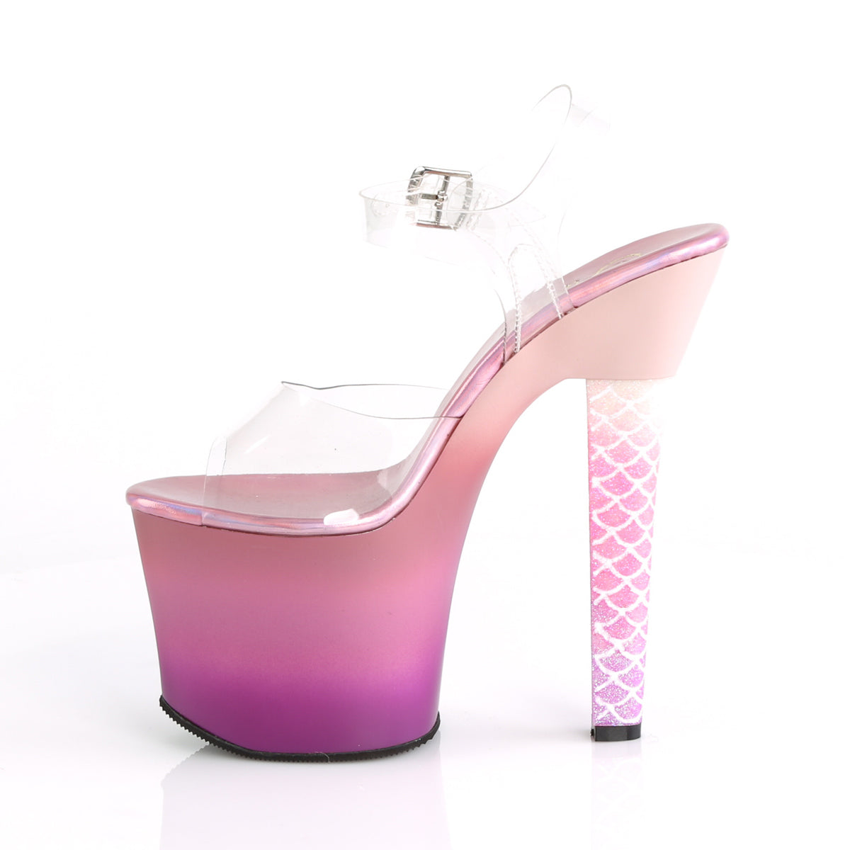 Pleaser Sandalias para mujer ARIEL-708MBRE CLR / PINK-PURPLE OMBRE