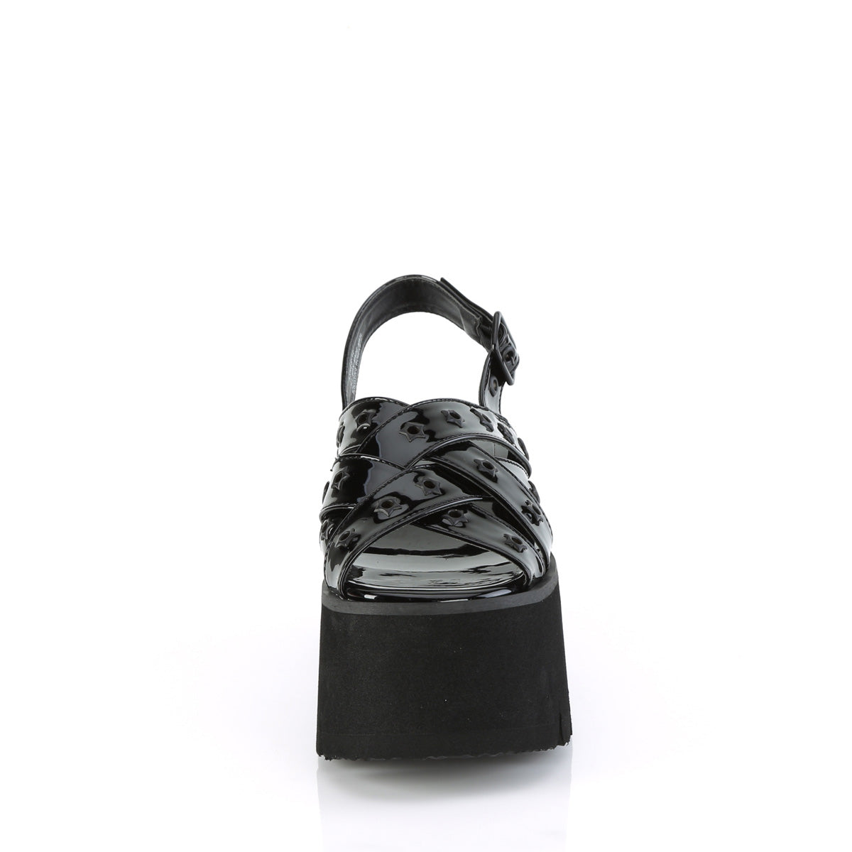 DemoniaCult ASHES-12 Blk Pat