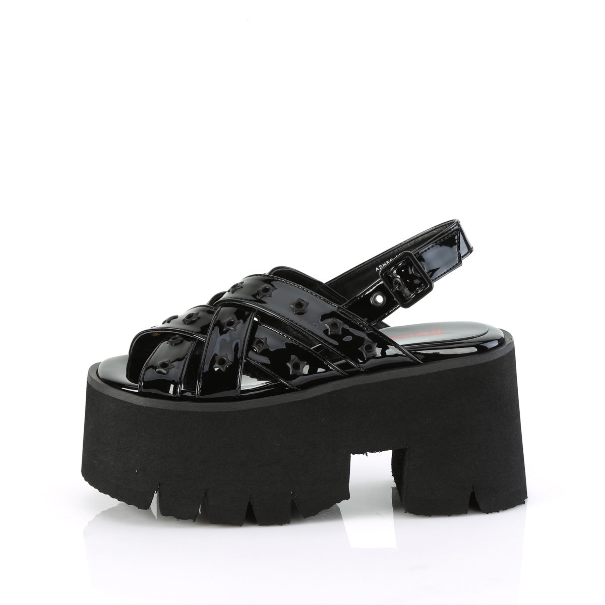 DemoniaCult ASHES-12 Blk Pat