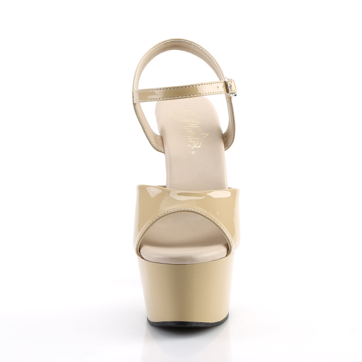 Pleaser Sandalias para mujer ASPIRE-609 Crema Pat / Crema